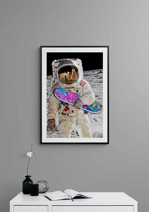 Astronaut Skateboard - Tony Rubino