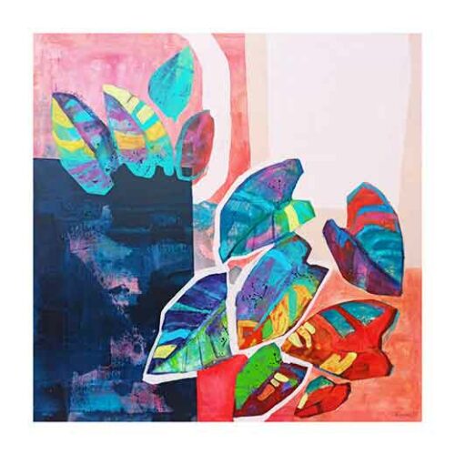 Composition With Caladium - Anna M Masiul-Gozdecka