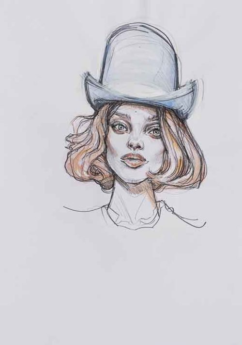 Girl In Bowlerhat - Heidi Bjørnsen