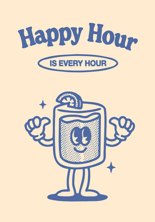 Happy Hour - Blue - Magnus Myhre