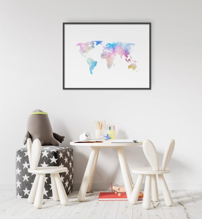 The World in Pastel