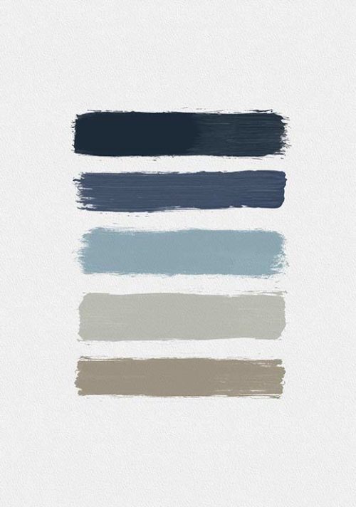 Blue & Taupe Stripes - Orara Studio