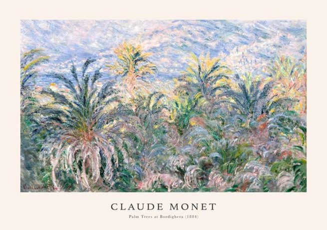 Palm Trees at Bordighera - Claude Monet